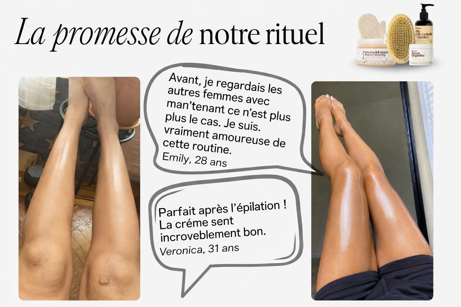 Brosse corporelle + gant exfoliant LYMFEA